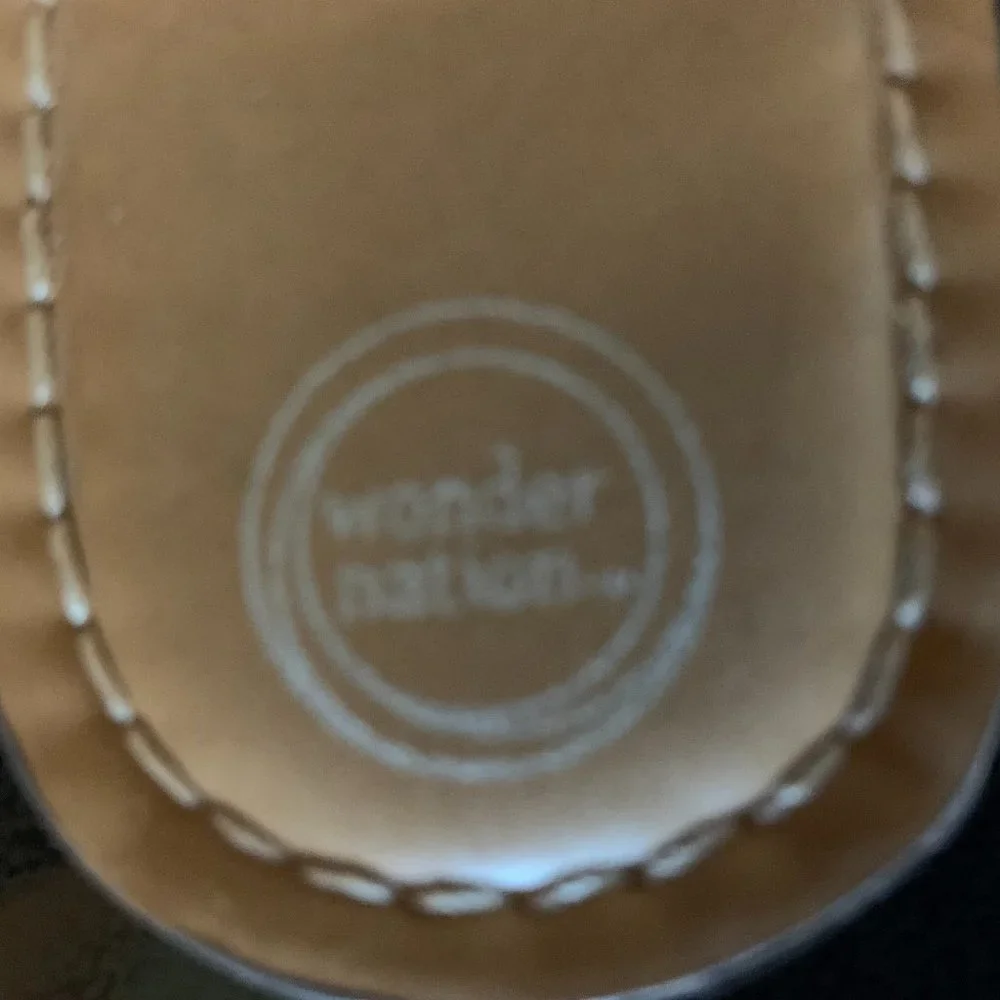Wonder Nation Silver Strappy Sandals 12